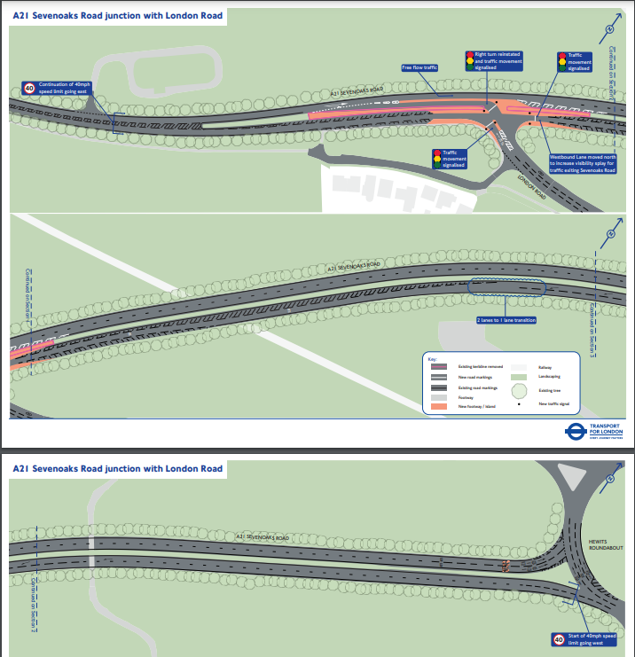 A21 Sevenoaks Road safety improvement scheme - Consultation